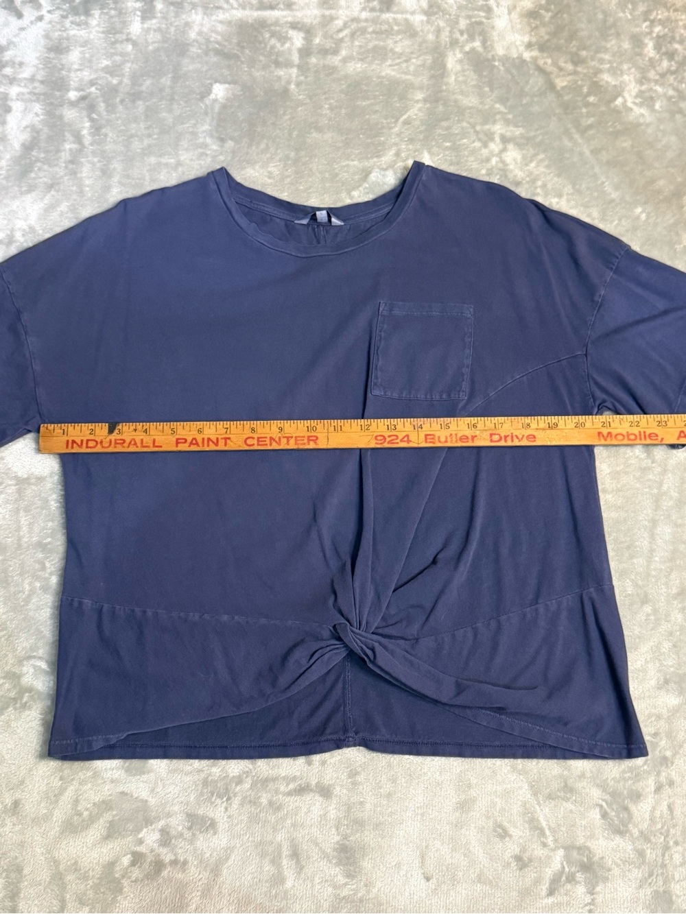 Lucky Brand Size Large Distressed Blue Color - Picture 3 of 11